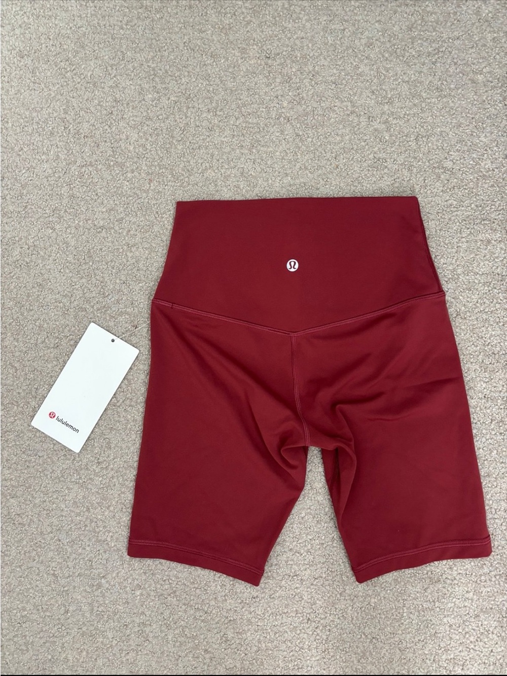NWT Lululemon Align Shorts 8 Inches Size 4 Mulled Wine